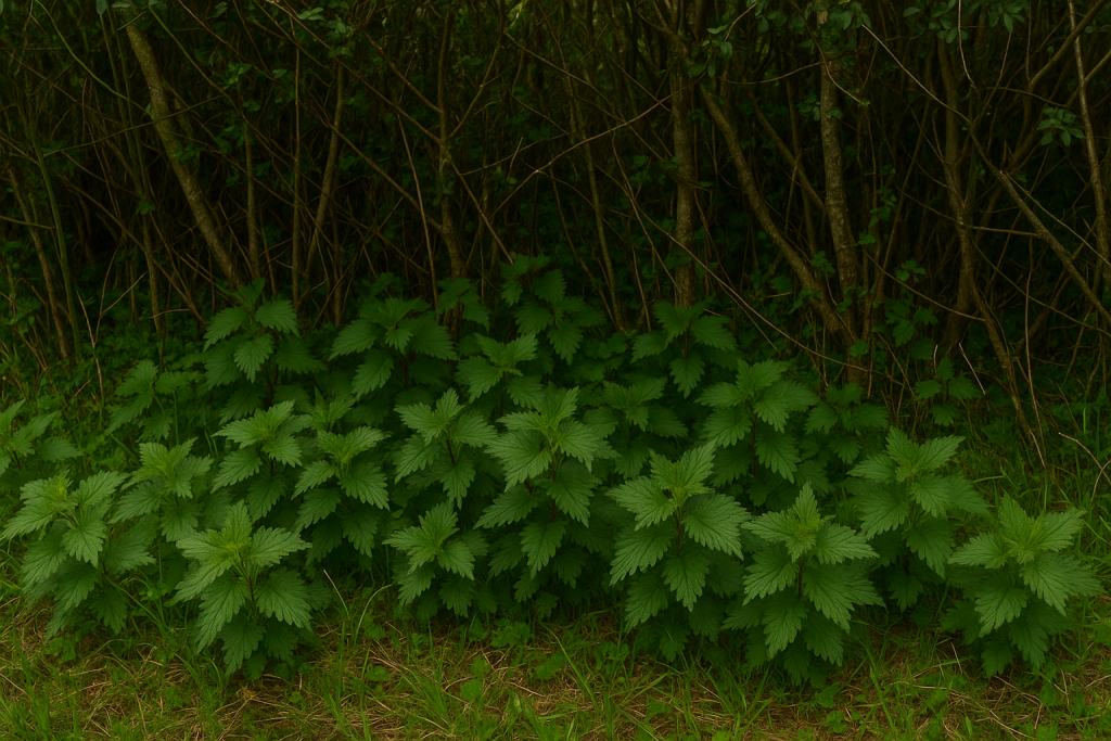 Young spring time Stinging Nettles