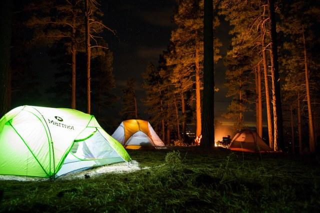 Wild Camping at Night